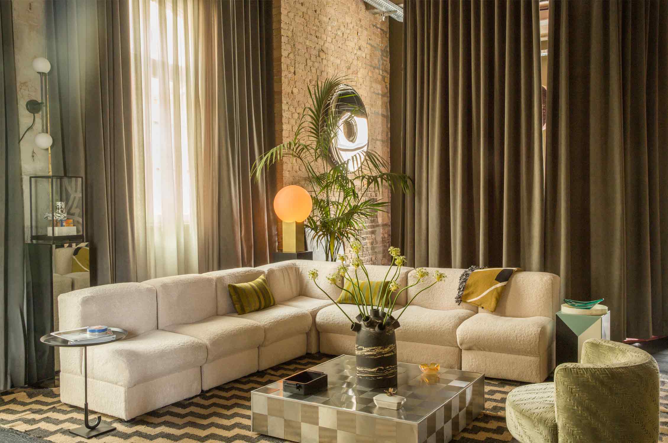 Berlin Mitte Loft, Colorful Walls, bunte Wände, farbige Wände, Lounge, Coctail