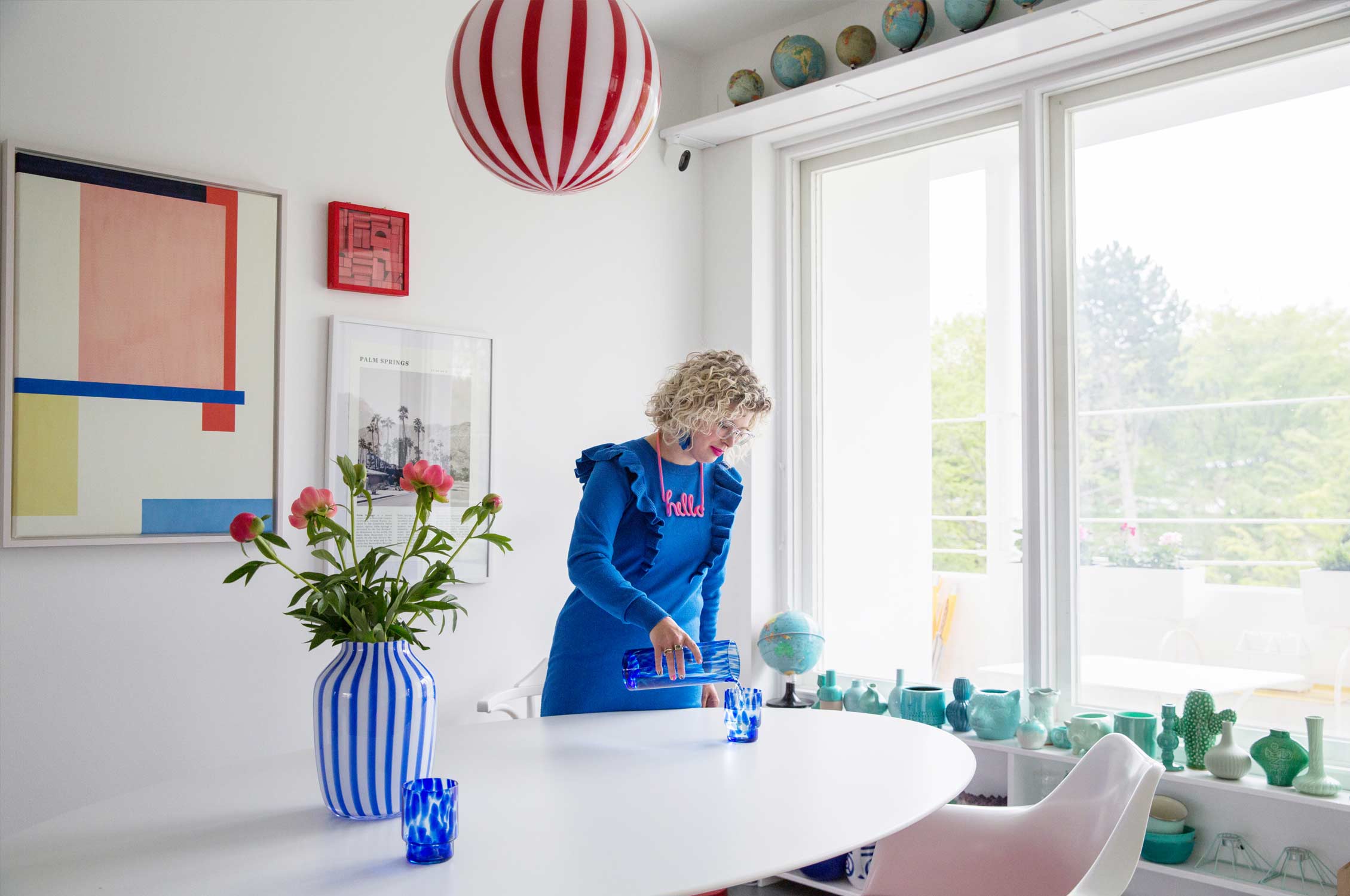 Hansa Quarter apartment, Berlin, Colorsplash, knallige Farben, strong colors, starke Farben, home, living, Wohnung, Zuhause