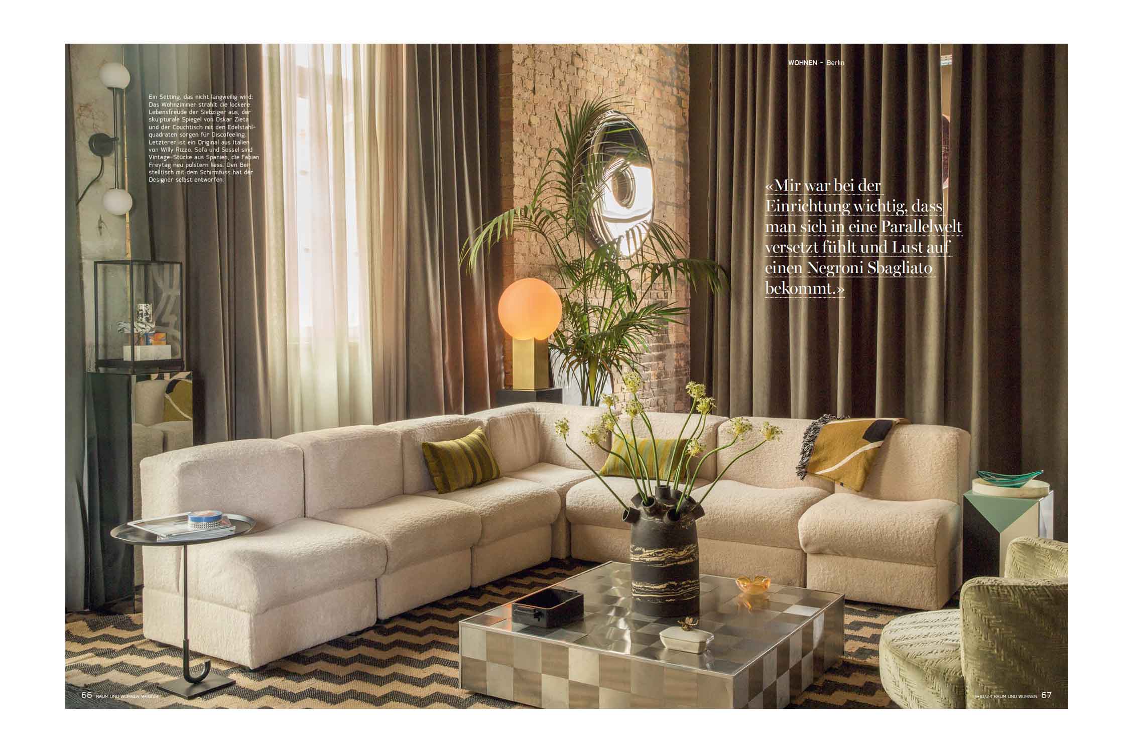 Raum unw Wohnen Berlin,  Interior Design, Interieur, Ausstattung, Living, Wohnen, Style, cozy home, colors, Strong Colors, Starke Farben, Smooth Lightening, Berlin